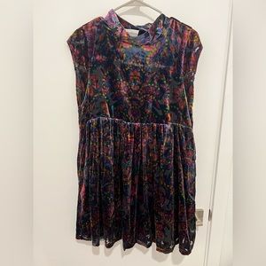 Size Medium Velvet Burnout Free People Dress